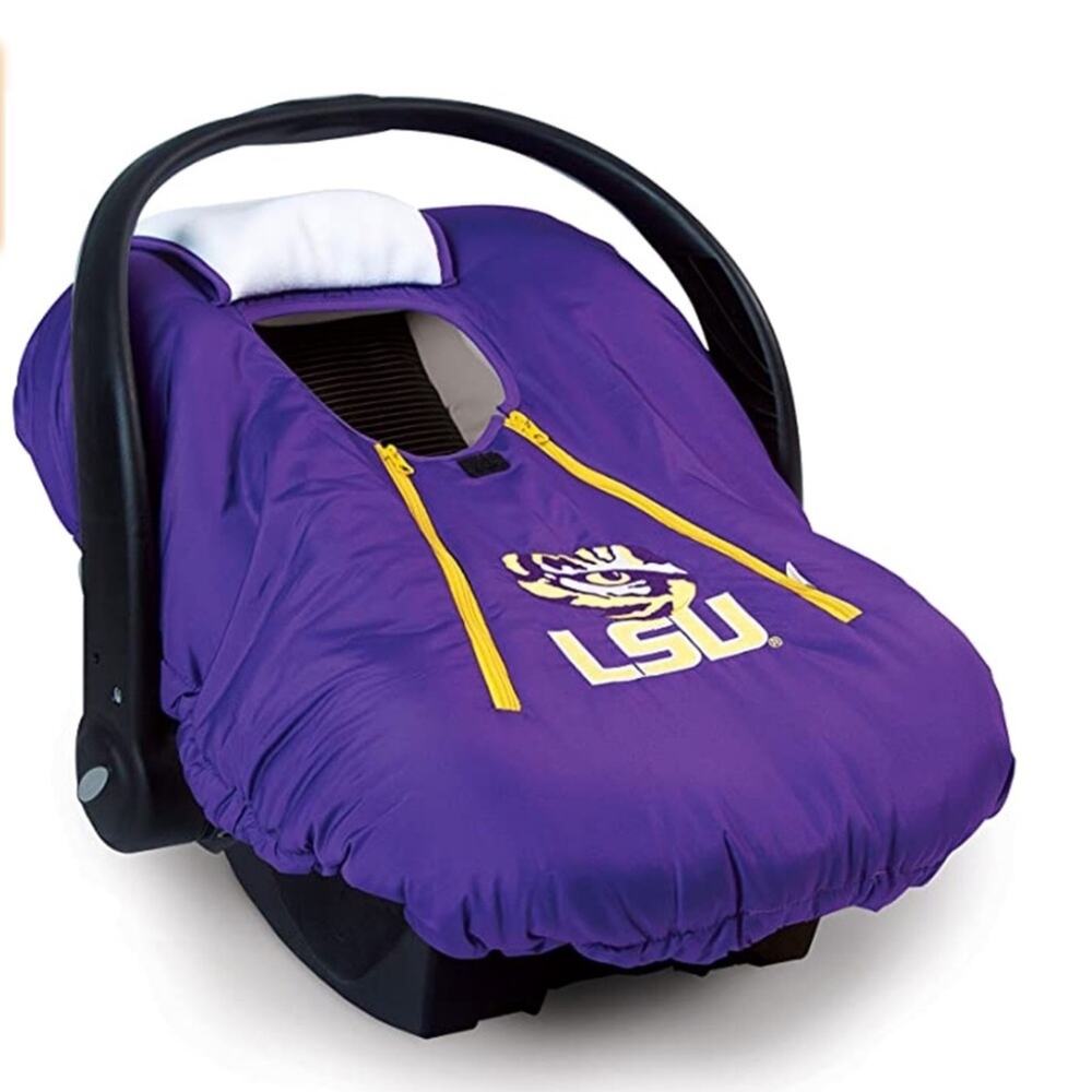 🐯NCAA LSU TIGERS COZY COVER INFANT CARRIER COVER